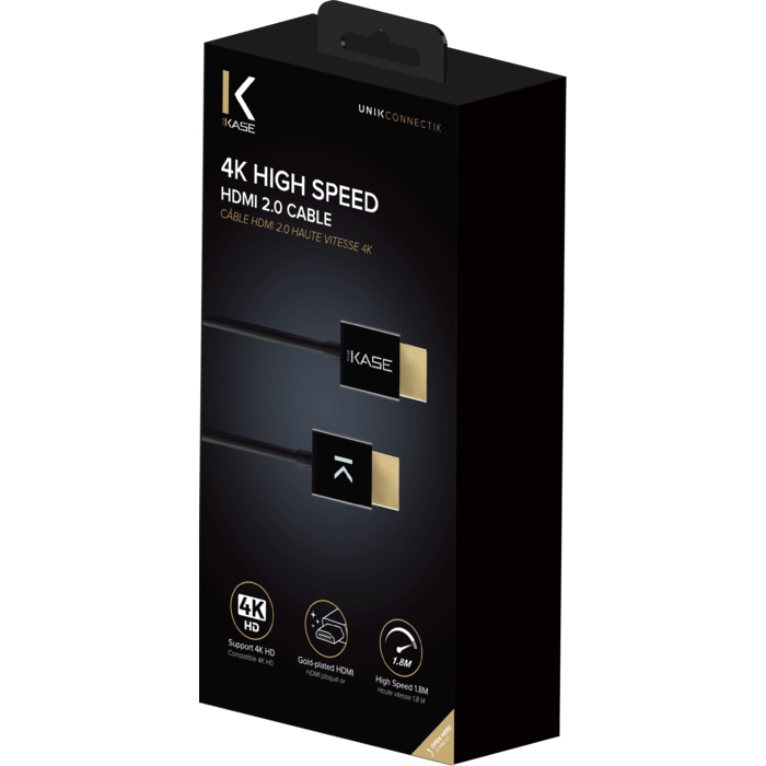 C&acirc;ble HDMI 2.0 haute vitesse 4K