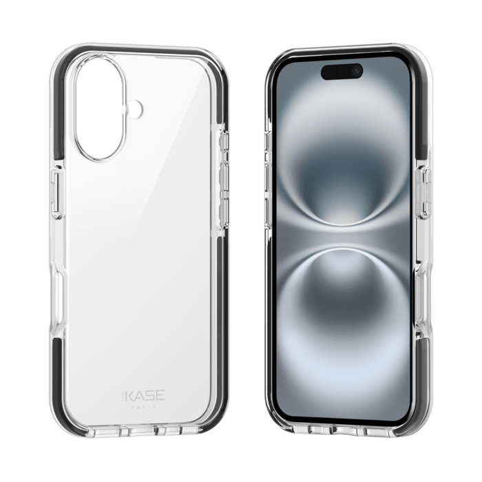 Coque Sport mesh pour 60% de plastique recycl&eacute; Apple iPhone 16, Noir