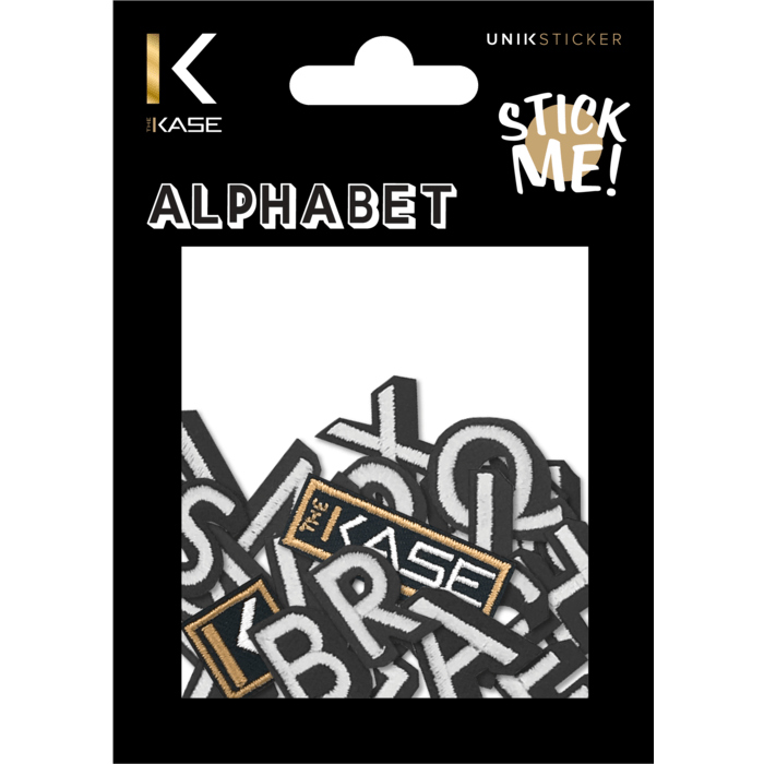 Alphabet A-Z (26 lettres) Stickers brodés