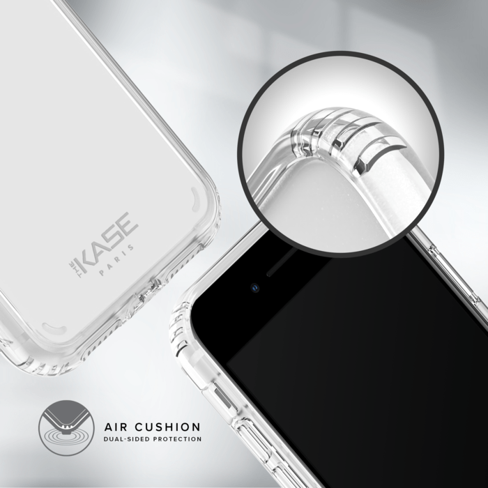 Coque Antichoc hybride invisible pour Apple iPhone 6/6s/7/8/SE 2020/SE 2022, Transparente