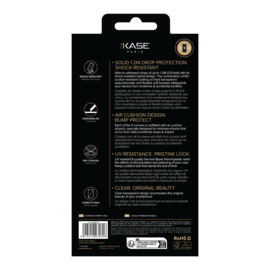 Coque hybride invisible pour Apple iPhone 14 Pro Max, Transparente