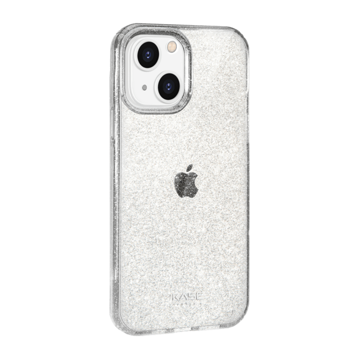 Invisible Sparkling Hybrid Case for Apple iPhone 13 mini, Transparent