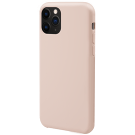 Coque en Gel de Silicone Doux pour Apple iPhone 11 Pro Max, Rose Sable