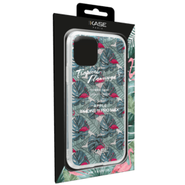 Coque hybride Flamant rose tropical pour Apple iPhone 11 Pro Max