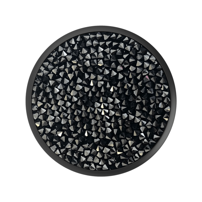 PopSockets PopGrip, Cristal Noir de Jais Swarovski