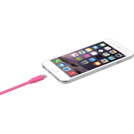 Câble Lightning certifié MFi Apple Charge Speed 2.4A charge/ sync (1M), Rose Bonbon