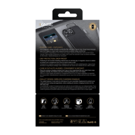 Etui & Coque robuste magnétique 2-en-1 pour Apple iPhone 15 Pro, Noir Onyx