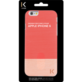 Coque bois pour Apple iPhone 6/6s, Peroa Check