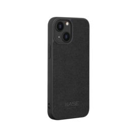 Coque en Su&egrave;de Alcantara pour Apple iPhone 13 mini, Noir Minuit