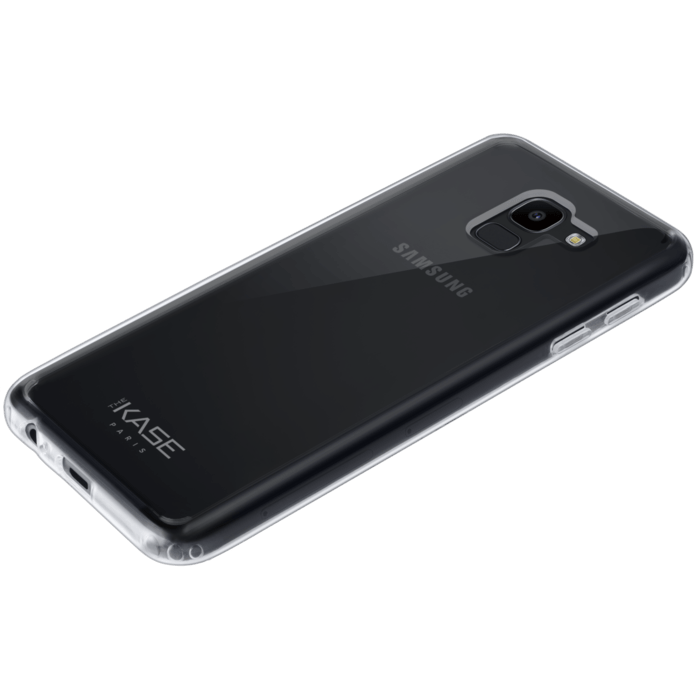 Coque hybride invisible pour Samsung Galaxy J6 2018, Transparente