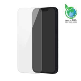 Protecteur d'&eacute;cran en verre tremp&eacute; de qualit&eacute; sup&eacute;rieure (60% verre tremp&eacute; recycl&eacute;) pour Apple iPhone 13/ 13 Pro/ 14, Transparent