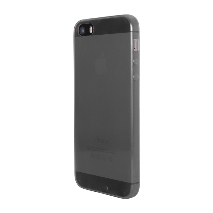 Coque pour Apple iPhone 5/5s/SE, Ultra Slim 0,6mm Transparent Noir
