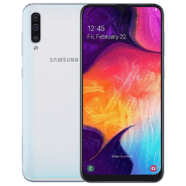 Case Galaxy A50 2019 reconditionné 128 Go, Blanc, débloqué