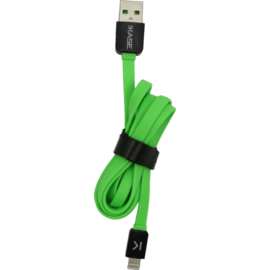 C&acirc;ble Lightning Plat vers USB (1m), Vert Pomme