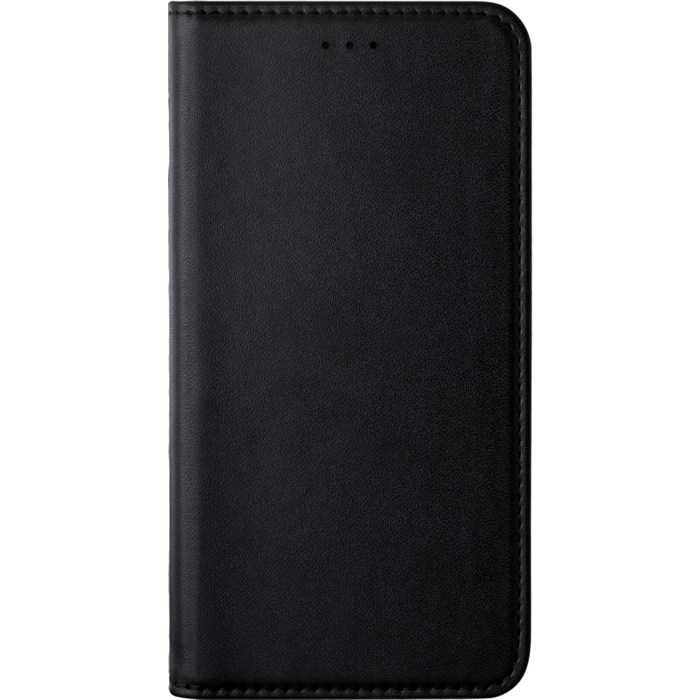 Folio Flip case with card slot & stand for Huawei P Smart, Black