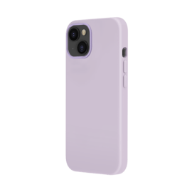 Coque antichoc en gel de silicone doux pour Apple iPhone 14, Orchid&eacute;e Pastel
