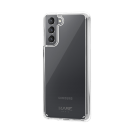 Coque hybride invisible pour Samsung Galaxy S21 5G, Transparente