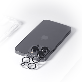 Protecteur d'objectif d'appareil photo en cristal acrylique pour Apple iPhone14 Pro/14 Pro Max, transparent