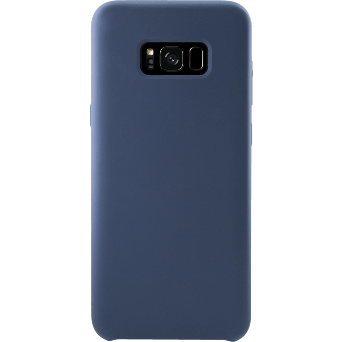 Coque en Gel de Silicone Doux pour Samsung Galaxy S8, Bleu Marine