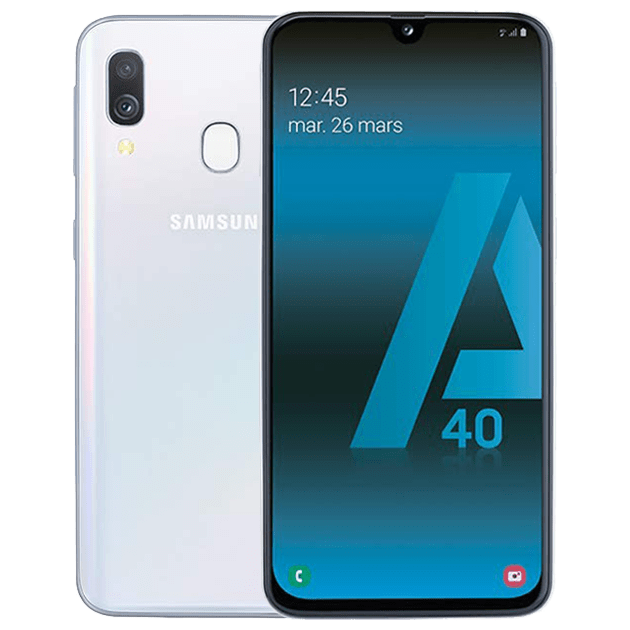 Galaxy A40 2019 reconditionné 64 Go, Blanc, débloqué