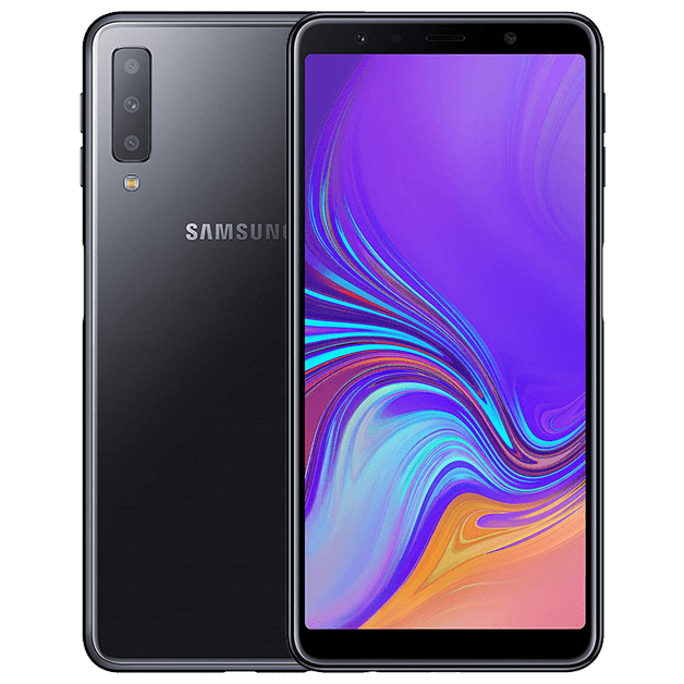Galaxy A7 (2018)  reconditionné 64 Go, Noir, débloqué