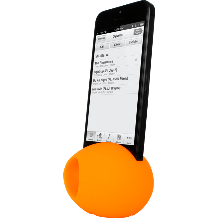 Oeuf Amplificateur de son pour Apple iPhone 5/5s/5C/SE, Orange