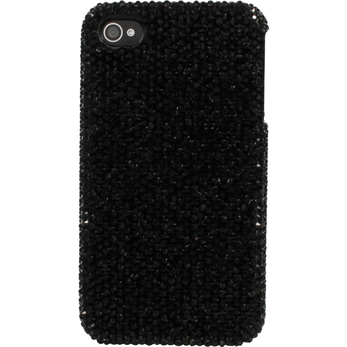 Coque pour Apple iPhone 4/4S, Strass Noir
