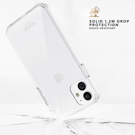 Coque hybride invisible pour Apple iPhone 11, Transparente