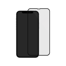 Protection d’écran antibactérienne en verre trempé ultra-résistant (100% de surface couverte) pour Apple iPhone 12 mini, Noir