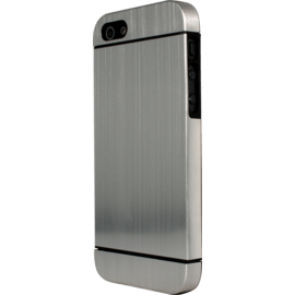 Coque pour Apple iPhone 5/5s/SE, Metal Argent 3 parties