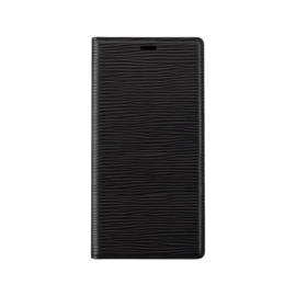 Diarycase 2.0 Coque clapet en cuir v&eacute;ritable avec support aimant&eacute; pour Apple iPhone 13 mini, Noir Minuit