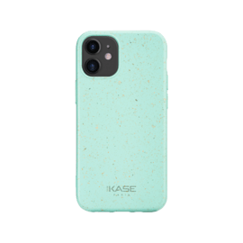 Coque antibactérienne vegan bio 100 % zéro déchet pour Apple iPhone 12 mini, Vert Brumeux