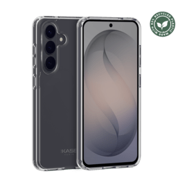 Coque hybride invisible fabriqu&eacute; avec 83% de plastique recycl&eacute; pour Samsung Galaxy S26 5G, Transparente
