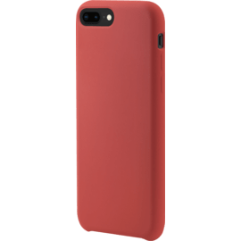 Coque en Gel de Silicone Doux pour Apple iPhone 7 Plus, Rouge Ardent