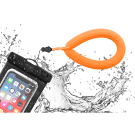 Dragonne flottante universelle en néoprène, orange vif