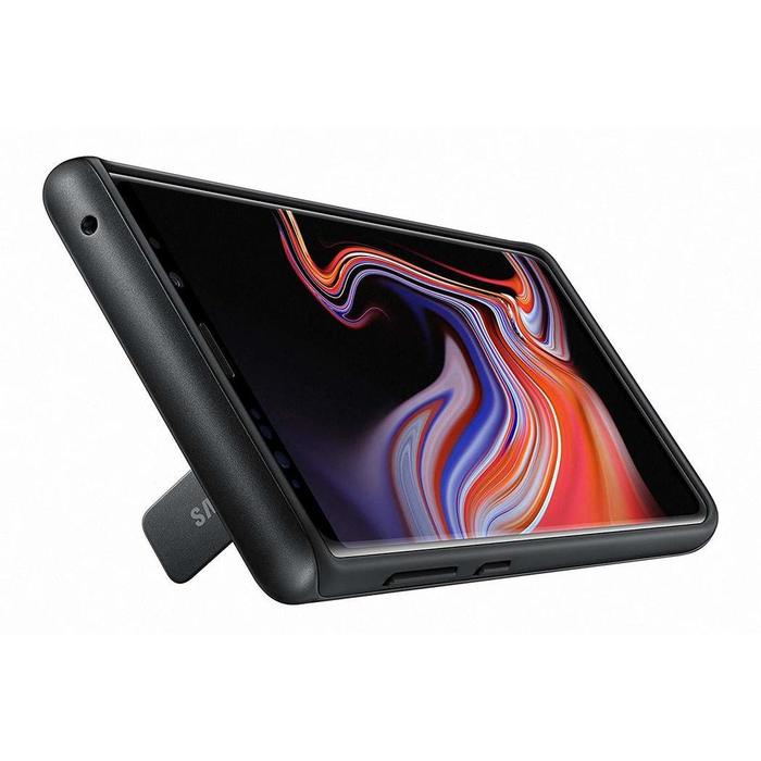 Coque renforc&eacute;e avec fonction Stand Noir Note 10+