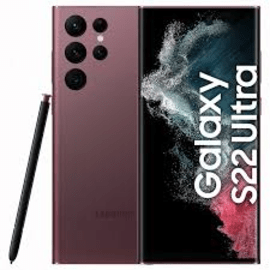 Galaxy S22 Ultra 5G reconditionné 256 Go, Bordeaux, débloqué
