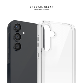 Coque hybride invisible fabriqu&eacute;e &agrave; 83 % de plastique recycl&eacute; pour Samsung Galaxy A55 5G 2024, transparente