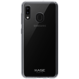 Coque hybride invisible pour Samsung Galaxy A20 2019, Transparente