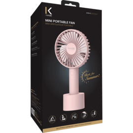 Mini Ventilateur Portable, Rose Sable