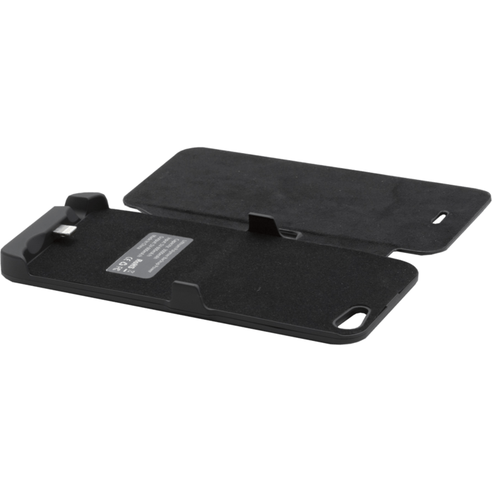 Coque batterie avec Clapet 2400mAh pour Apple iPhone 5c, Noir