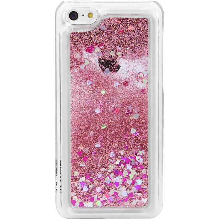 Bling Bling Coque Paillet&eacute;e pour Apple iPhone 5c, Pink Lady