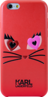 (P) Karl Lagerfeld Choupette in Love 2 Coque pour Apple iPhone 6/6s, Rouge