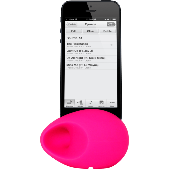 Egg Sound amplifier for Apple iPhone 5/5s/5C/SE, Pink