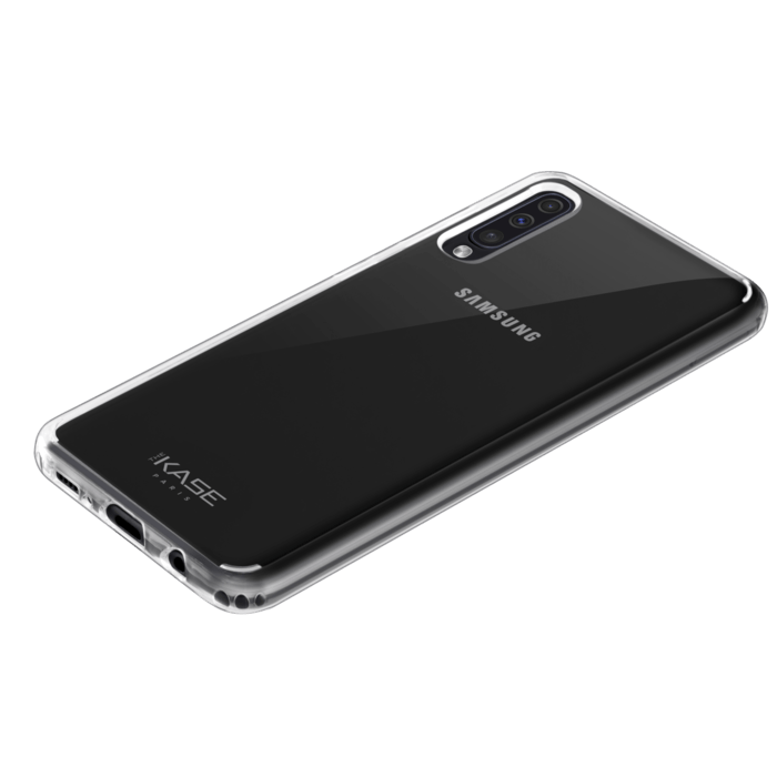 Coque hybride invisible pour Samsung Galaxy A50 2019, Transparente