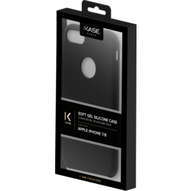 Custodia in silicone morbida per Apple iPhone 7/8, Satin Black