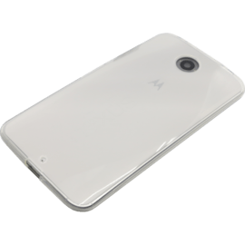Coque silicone pour Motorola Google Nexus 6, Transparent