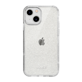 Coque hybride &eacute;tincelante invisible pour iPhone Apple 13 mini, Transparente