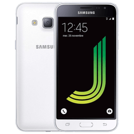 Galaxy J3 (2016) reconditionn&eacute; 16 Go, Blanc, d&eacute;bloqu&eacute;