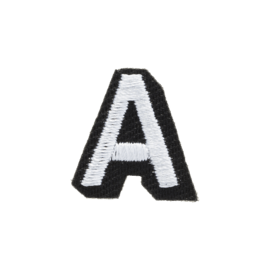 Case Letter A Embroidered Sticker
